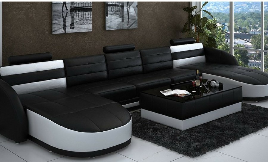 Nova - U2 Leather Sofa Lounge Set